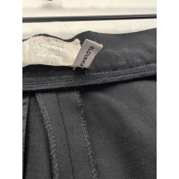 Lanvin Wool Blend Diamond Hook Closure Women's Pants Size 36/6 Made In Slovakia - Picture 15 of 16